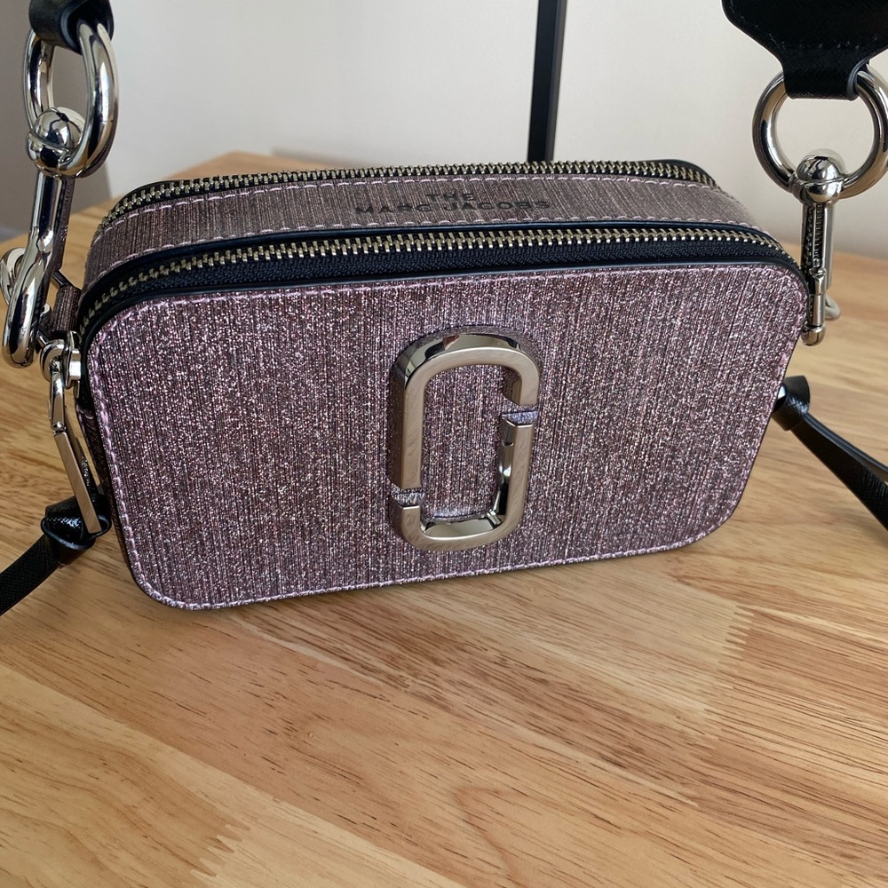 Marc Jacobs Glittery Pink Snapshot Bag - Picture 10 of 15
